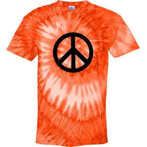 Orange Peace Tie Dye